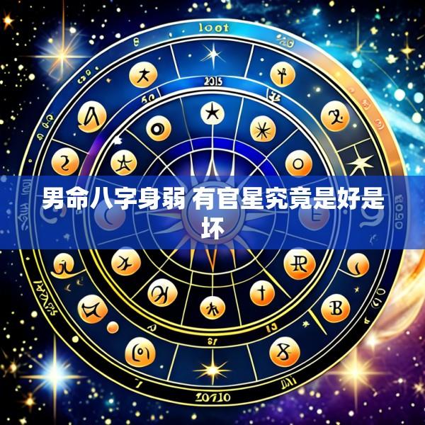 男命八字身弱 有官星究竟是好是坏