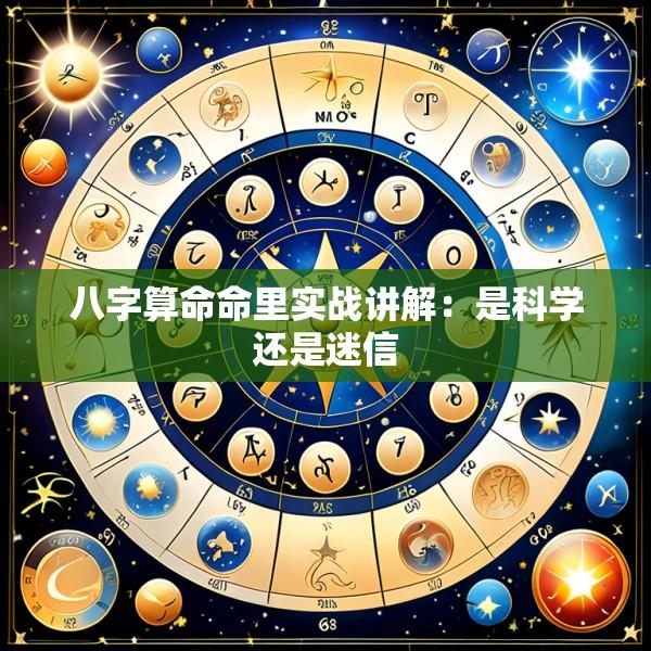 八字算命命里实战讲解：是科学还是迷信