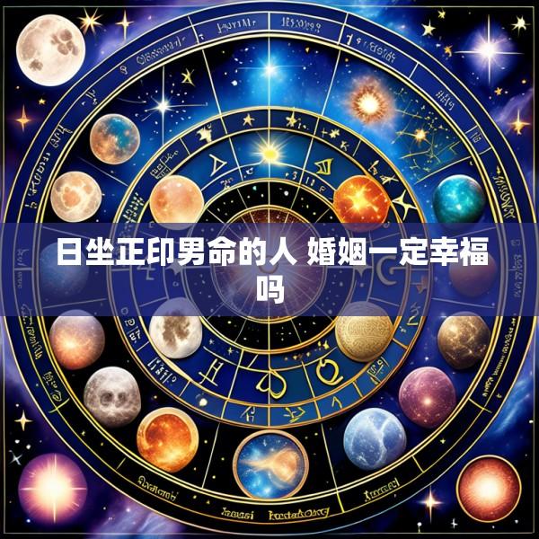 日坐正印男命的人 婚姻一定幸福吗