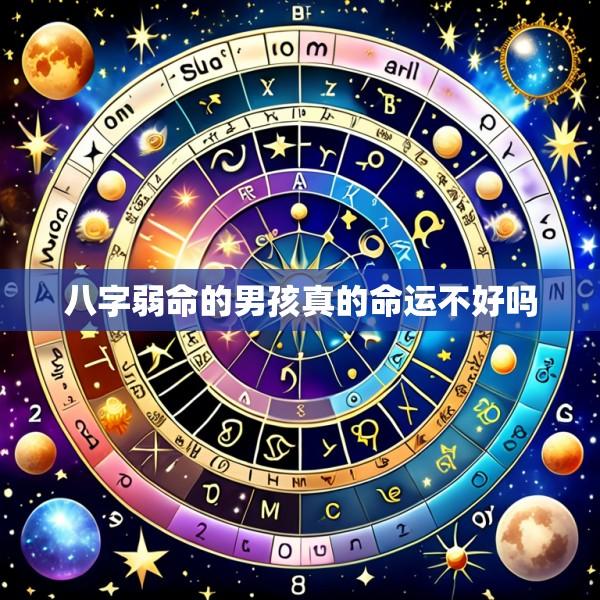 八字弱命的男孩真的命运不好吗