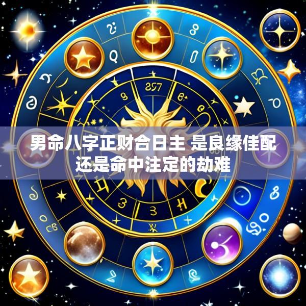 男命八字正财合日主 是良缘佳配还是命中注定的劫难