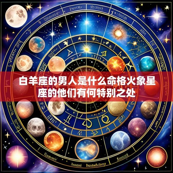 白羊座的男人是什么命格火象星座的他们有何特别之处