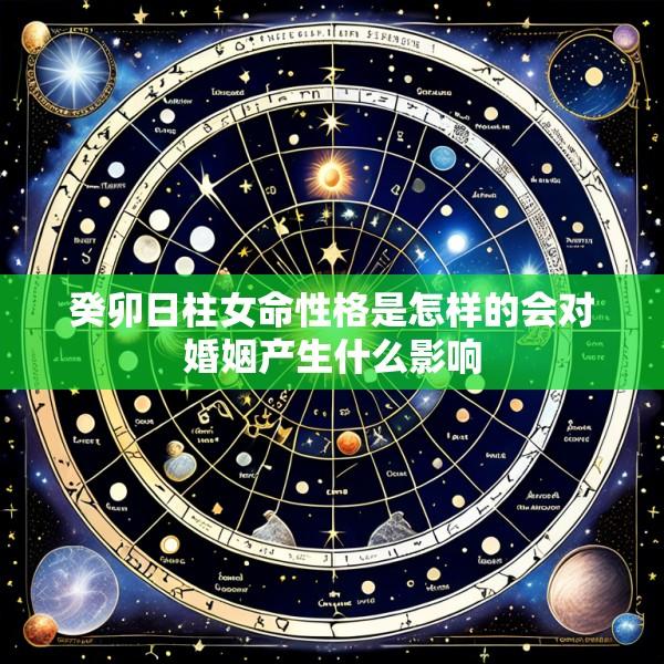 癸卯日柱女命性格是怎样的会对婚姻产生什么影响