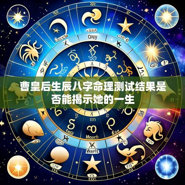 曹皇后生辰八字命理测试结果是否能揭示她的一生