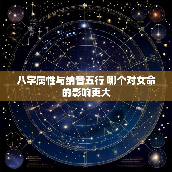 八字属性与纳音五行 哪个对女命的影响更大