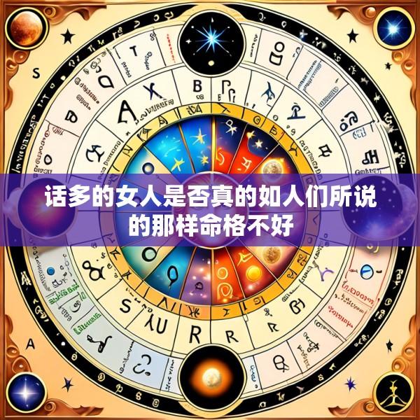 话多的女人是否真的如人们所说的那样命格不好
