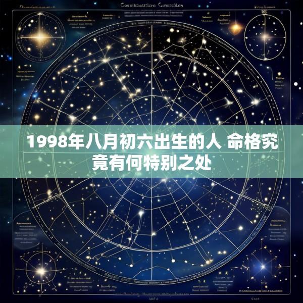 1998年八月初六出生的人 命格究竟有何特别之处