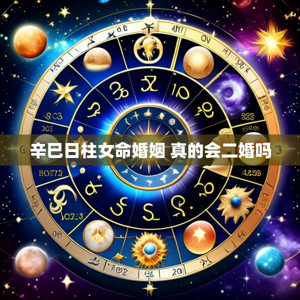 辛巳日柱女命婚姻 真的会二婚吗