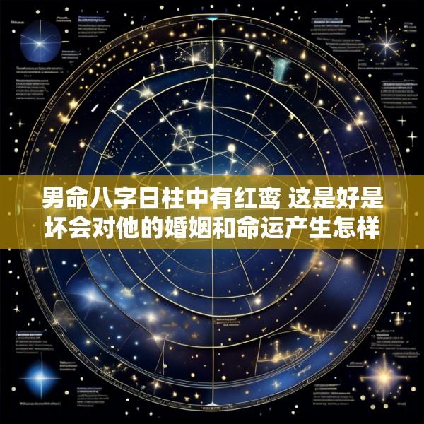 男命八字日柱中有红鸾 这是好是坏会对他的婚姻和命运产生怎样的影响