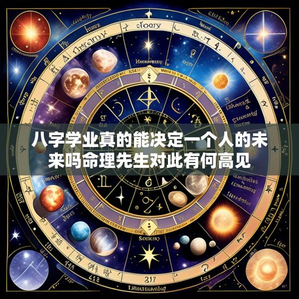 八字学业真的能决定一个人的未来吗命理先生对此有何高见