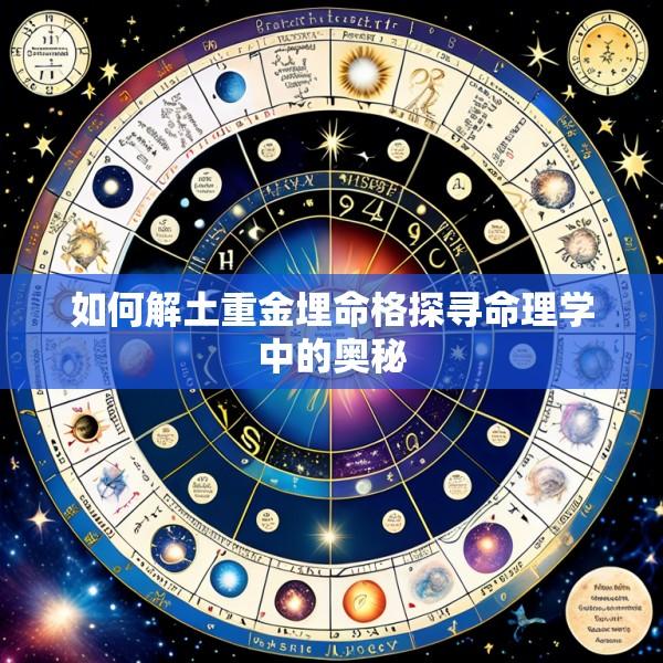 如何解土重金埋命格探寻命理学中的奥秘