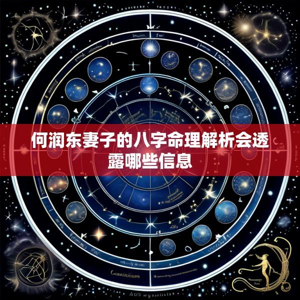 何润东妻子的八字命理解析会透露哪些信息