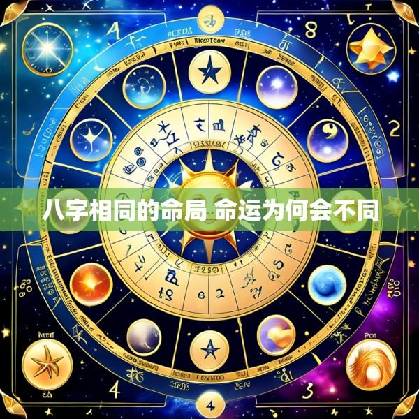 八字相同的命局 命运为何会不同