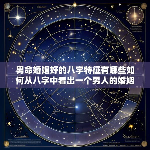 男命婚姻好的八字特征有哪些如何从八字中看出一个男人的婚姻状况