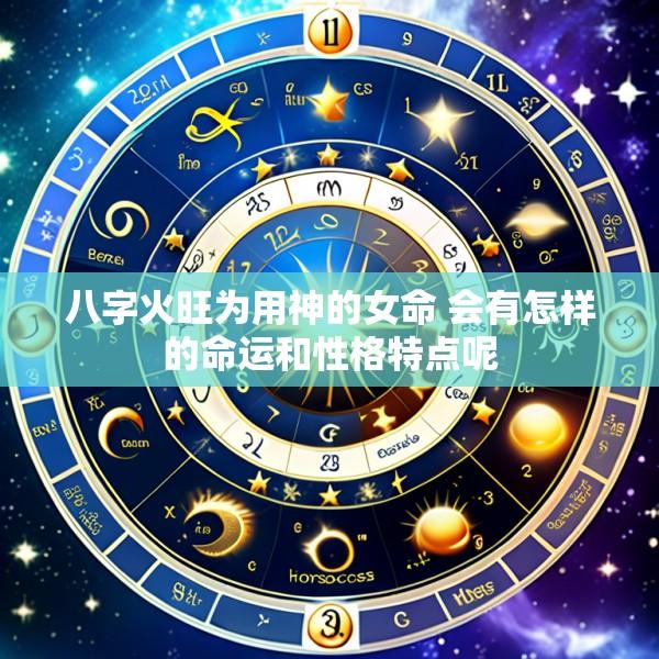八字火旺为用神的女命 会有怎样的命运和性格特点呢