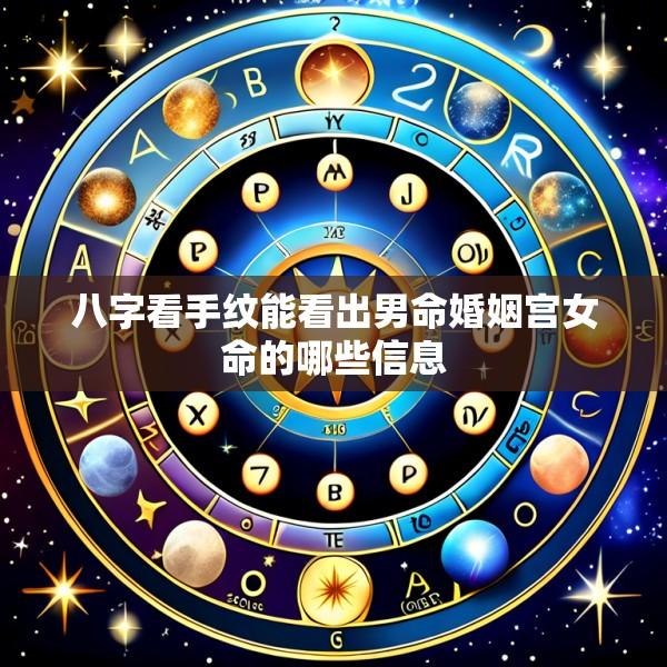 八字看手纹能看出男命婚姻宫女命的哪些信息