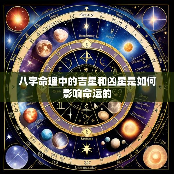 八字命理中的吉星和凶星是如何影响命运的