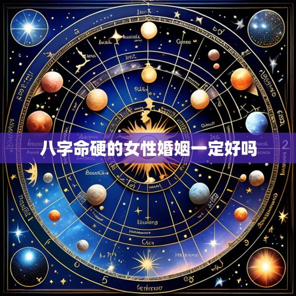 八字命硬的女性婚姻一定好吗