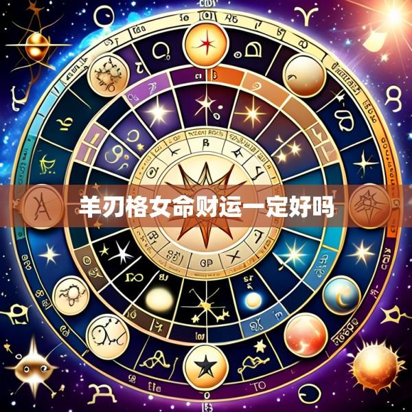 羊刃格女命财运一定好吗