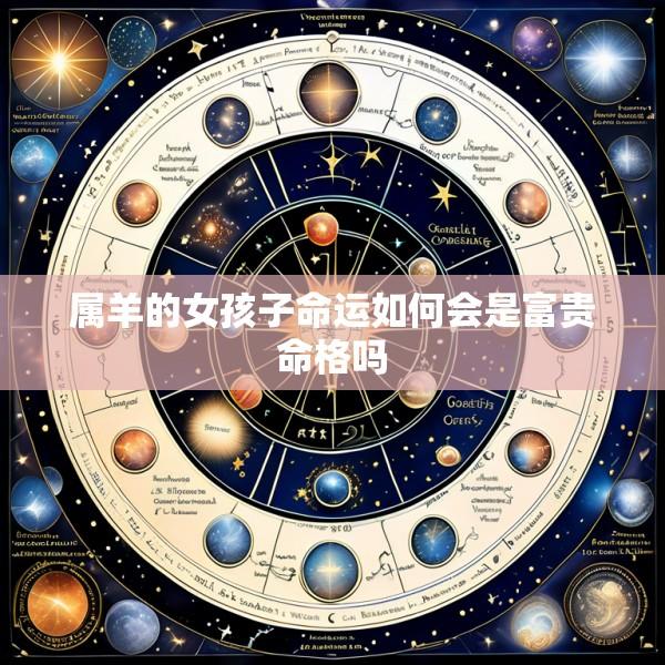属羊的女孩子命运如何会是富贵命格吗