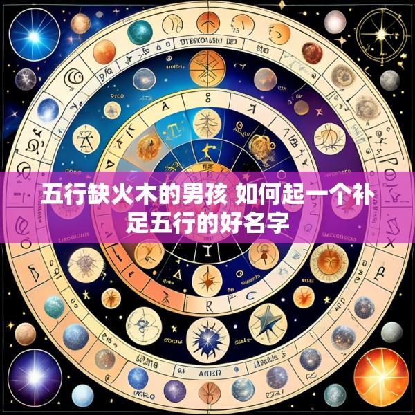 五行缺火木的男孩 如何起一个补足五行的好名字