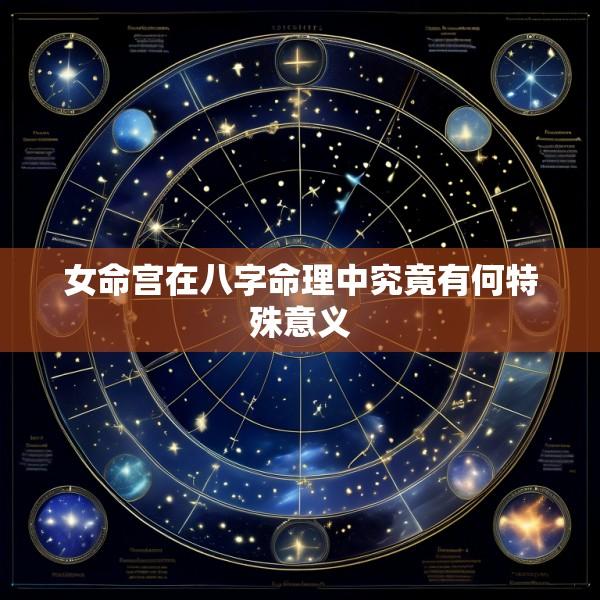 女命宫在八字命理中究竟有何特殊意义