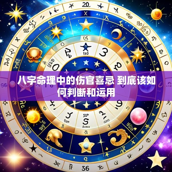 八字命理中的伤官喜忌 到底该如何判断和运用