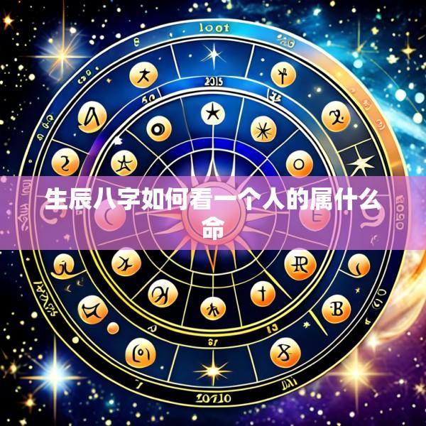 生辰八字如何看一个人的属什么命