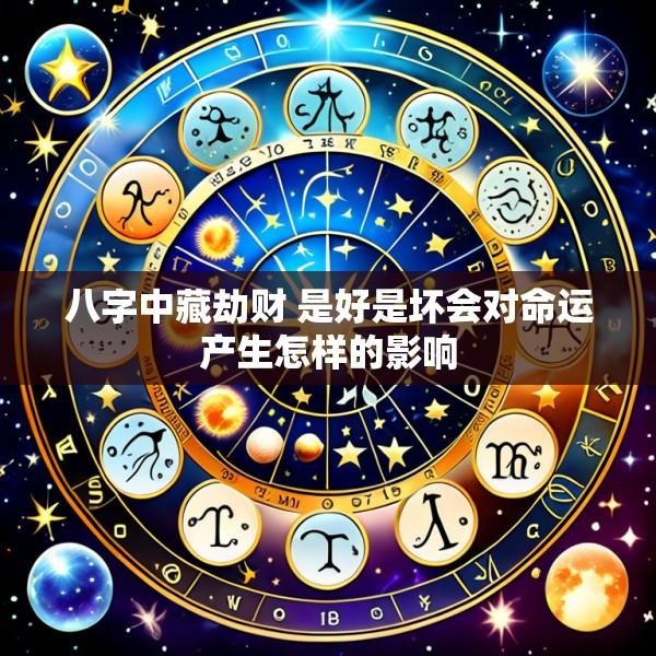 八字中藏劫财 是好是坏会对命运产生怎样的影响
