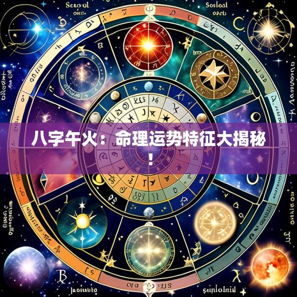 八字午火：命理运势特征大揭秘！