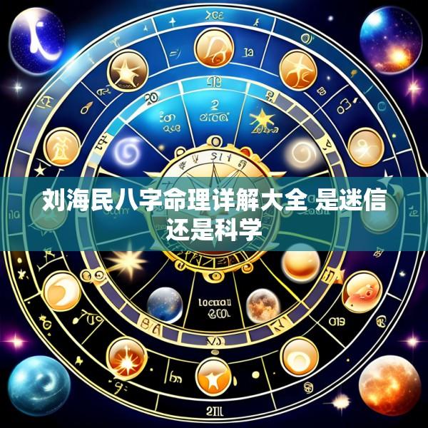 刘海民八字命理详解大全 是迷信还是科学