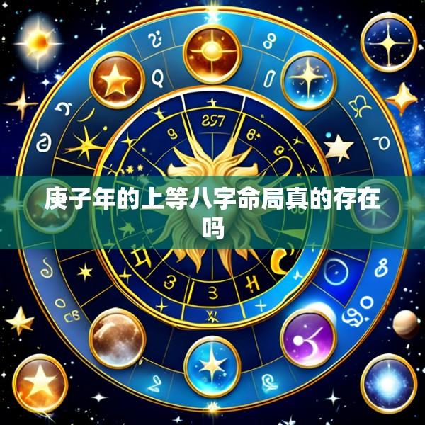 庚子年的上等八字命局真的存在吗