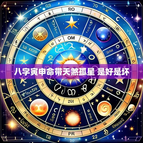 八字寅申命带天煞孤星 是好是坏