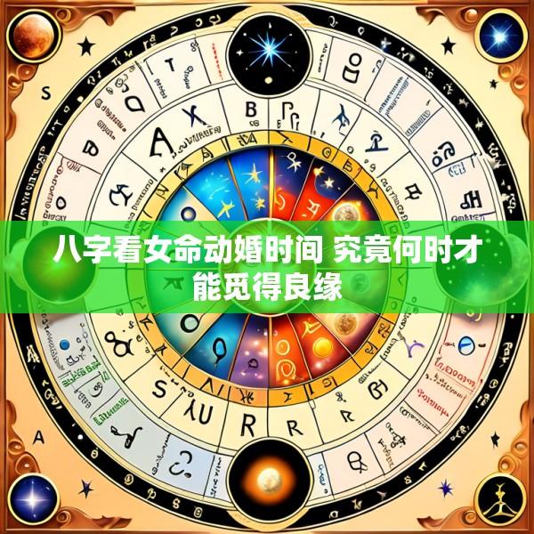 八字看女命动婚时间 究竟何时才能觅得良缘