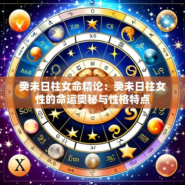 癸未日柱女命精论：癸未日柱女性的命运奥秘与性格特点