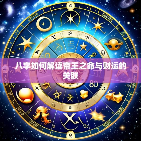 八字如何解读帝王之命与财运的关联