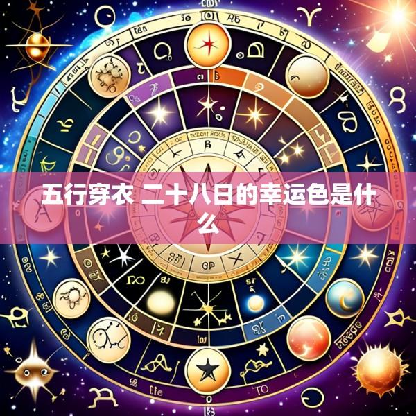 五行穿衣 二十八日的幸运色是什么