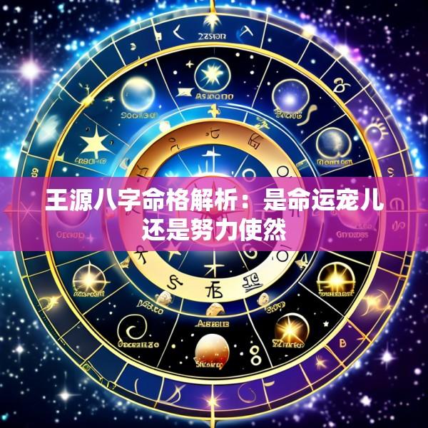 王源八字命格解析：是命运宠儿还是努力使然