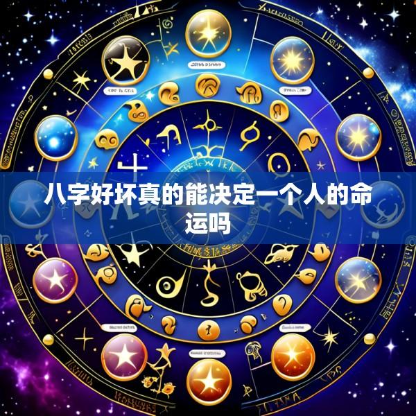 八字好坏真的能决定一个人的命运吗