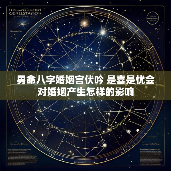 男命八字婚姻宫伏吟 是喜是忧会对婚姻产生怎样的影响