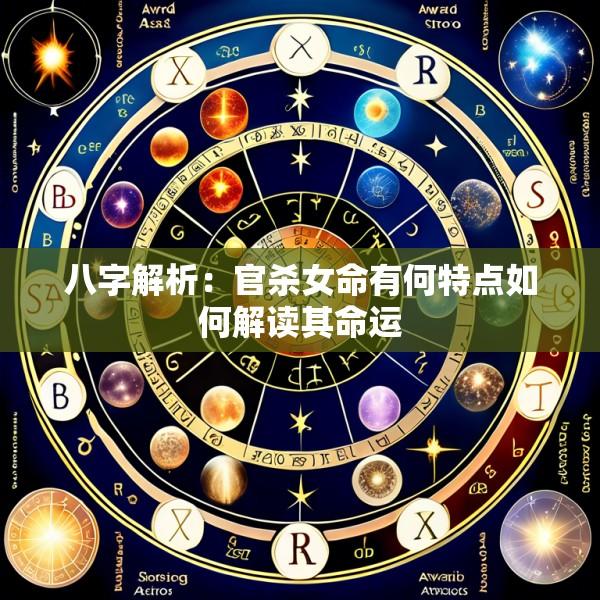八字解析：官杀女命有何特点如何解读其命运