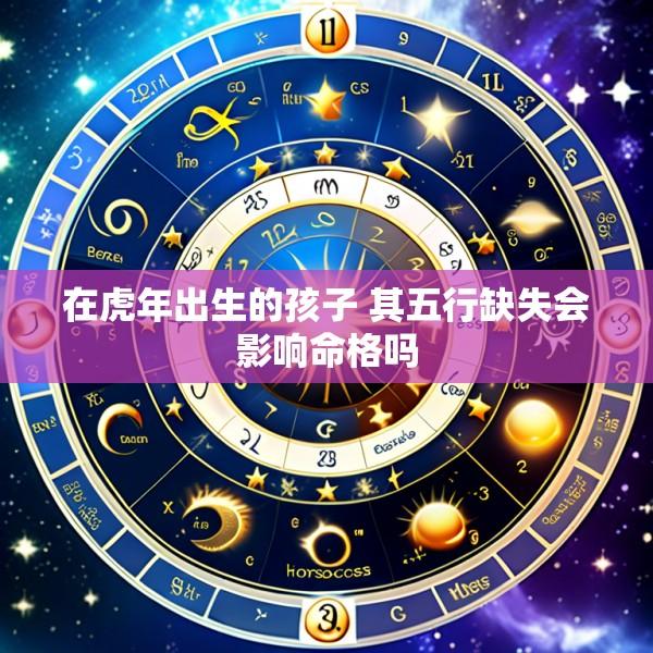 在虎年出生的孩子 其五行缺失会影响命格吗