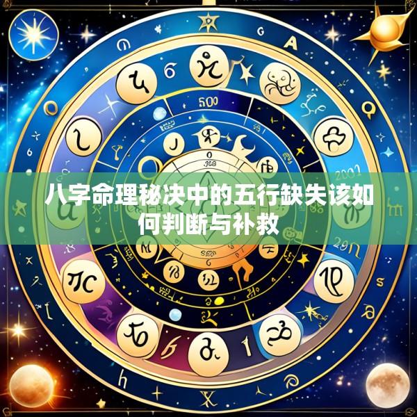 八字命理秘决中的五行缺失该如何判断与补救