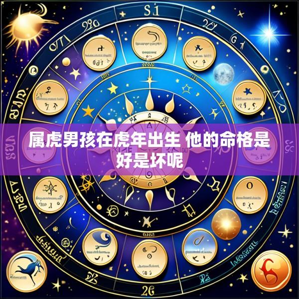 属虎男孩在虎年出生 他的命格是好是坏呢