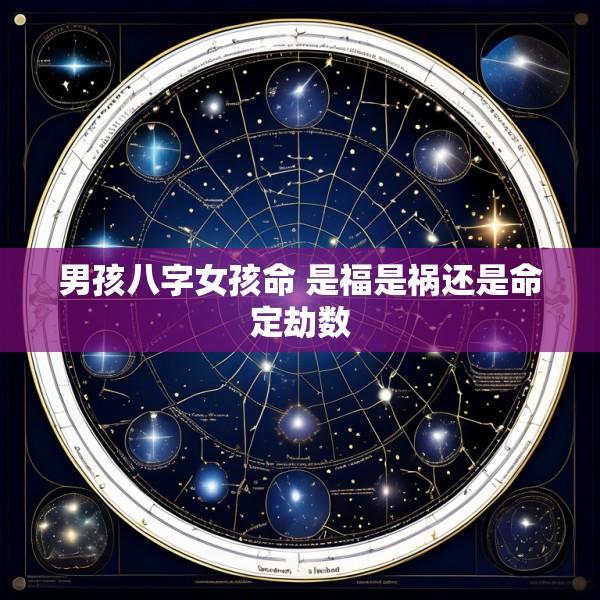 男孩八字女孩命 是福是祸还是命定劫数