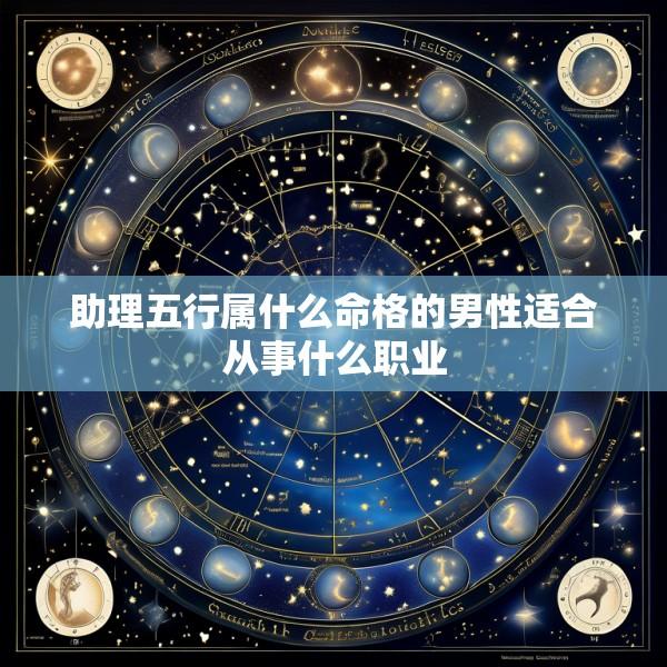 助理五行属什么命格的男性适合从事什么职业