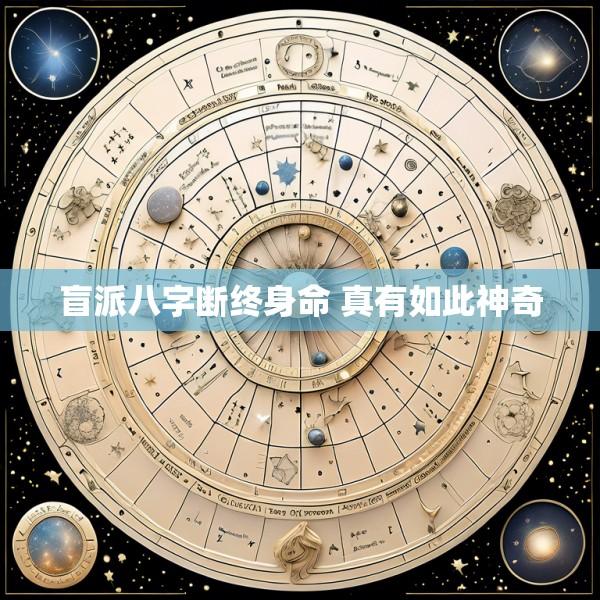 盲派八字断终身命 真有如此神奇