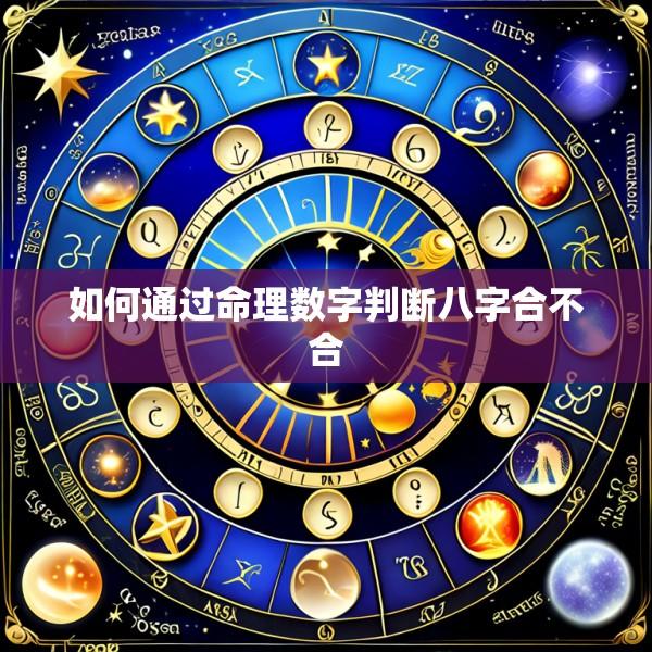 如何通过命理数字判断八字合不合