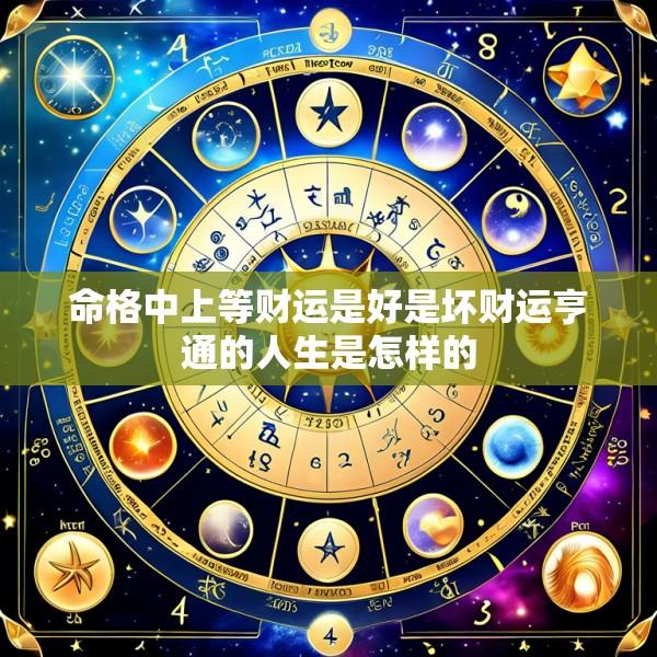 命格中上等财运是好是坏财运亨通的人生是怎样的