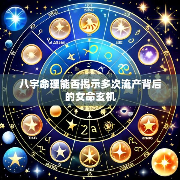 八字命理能否揭示多次流产背后的女命玄机